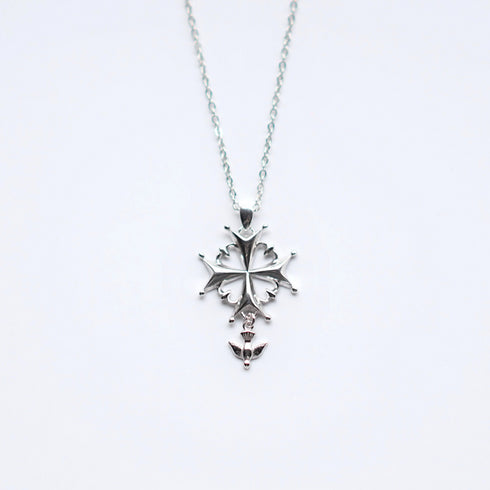 Huguenot Cross Necklace Sterling Silver - Paul C. R. Monk