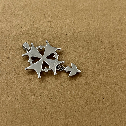 Huguenot Cross Necklace Sterling Silver - Paul C. R. Monk