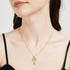 Huguenot Cross Necklace Gold Vermeil - Paul C. R. Monk
